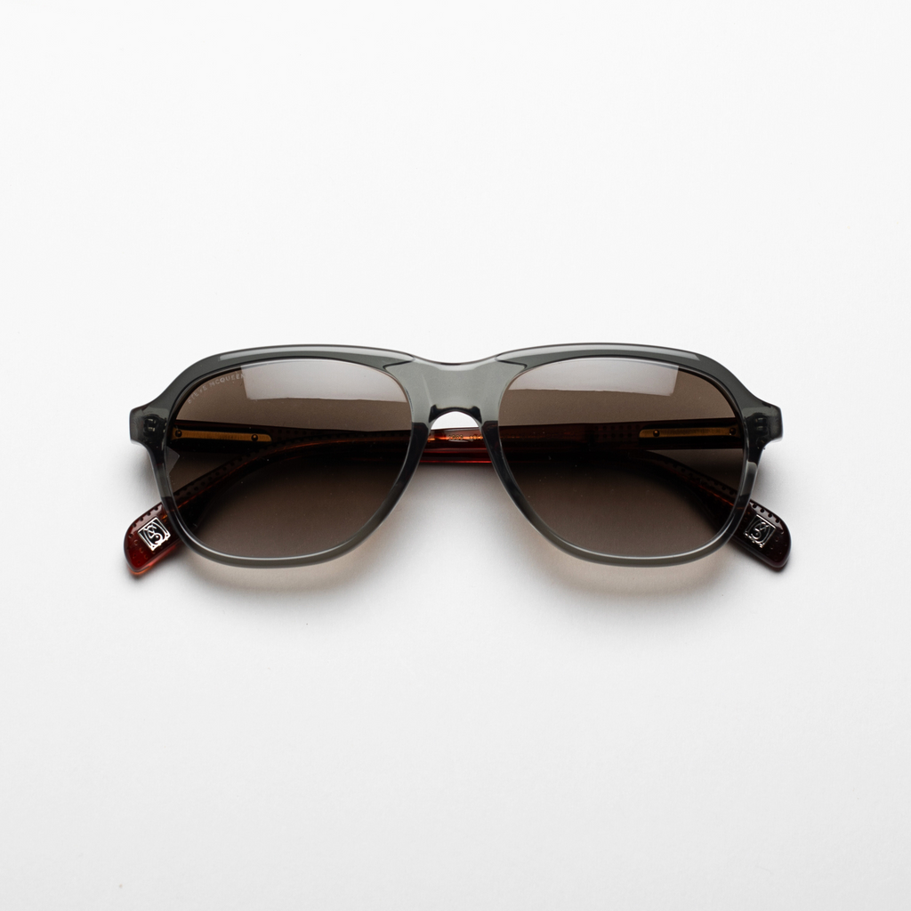 Steve McQueen 1969 Sun — Crystal Grey & Tortoise Temples — official view 9