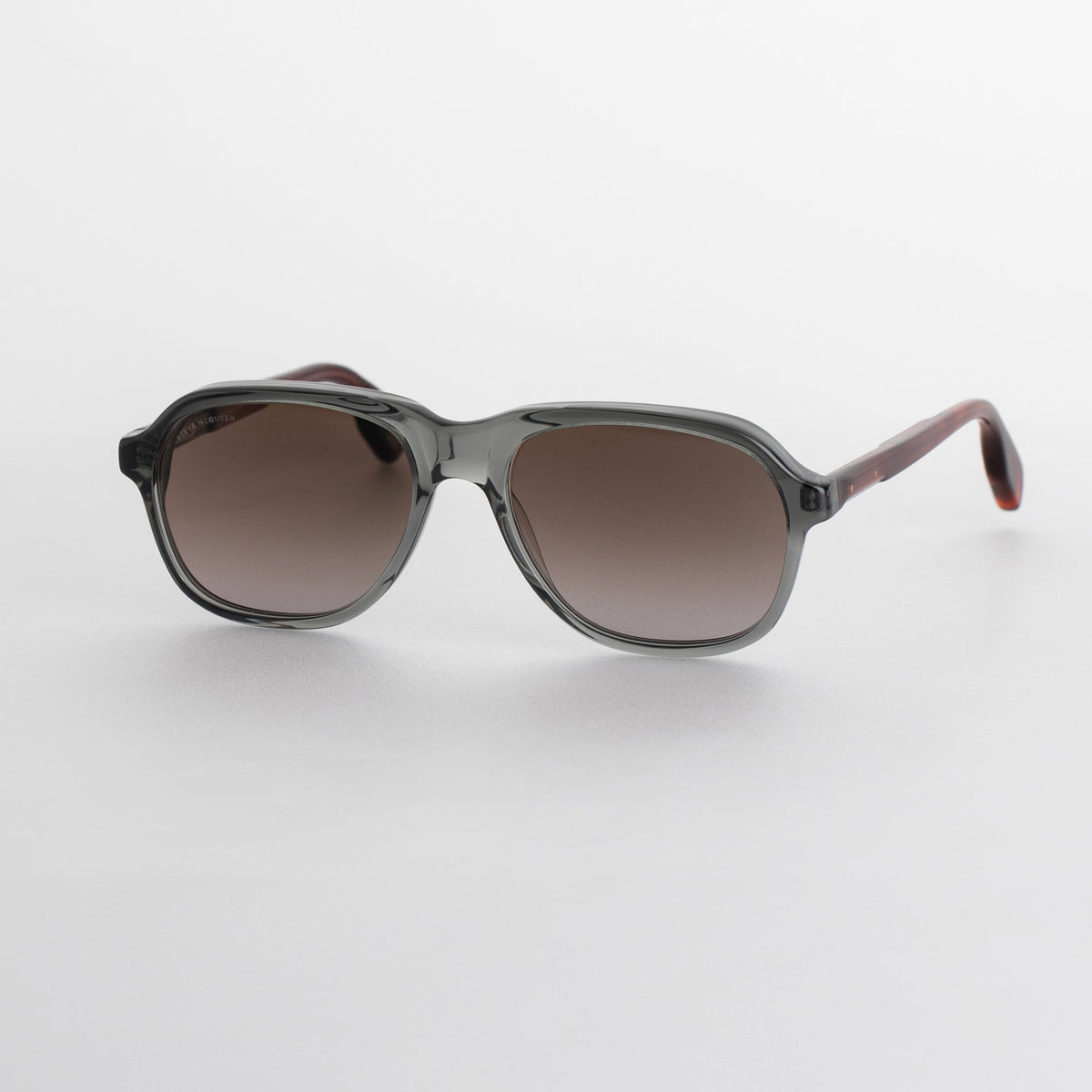 Steve McQueen 1969 Sun — Crystal Grey & Tortoise Temples — official view 12