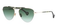 Nathalie Blanc AUDE (VEDO) VERT FONCE SATIN/DORE SAT