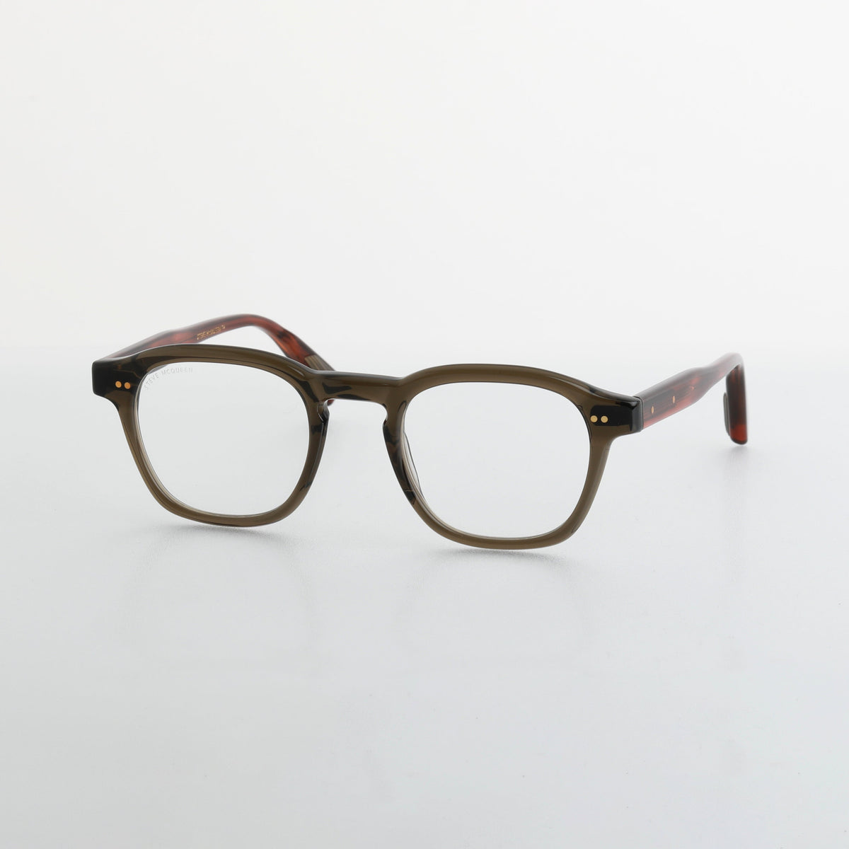 Steve McQueen Bandito — Crystal Khaki & Tortoise Temples — official view 20
