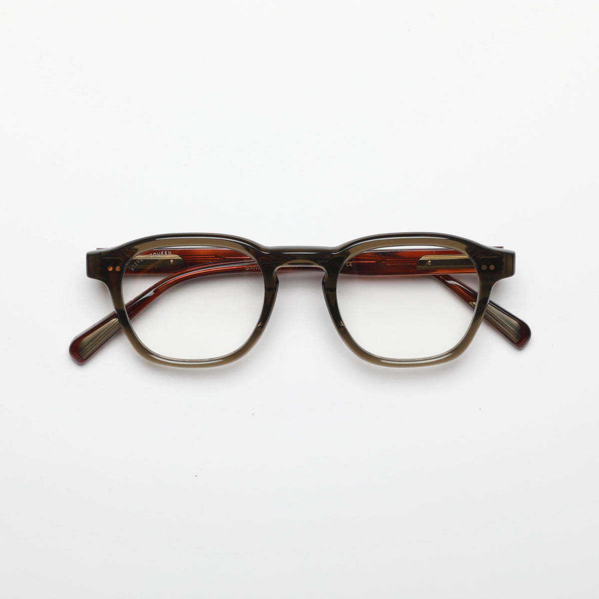 Steve McQueen Bandito — Crystal Khaki & Tortoise Temples — official view 17