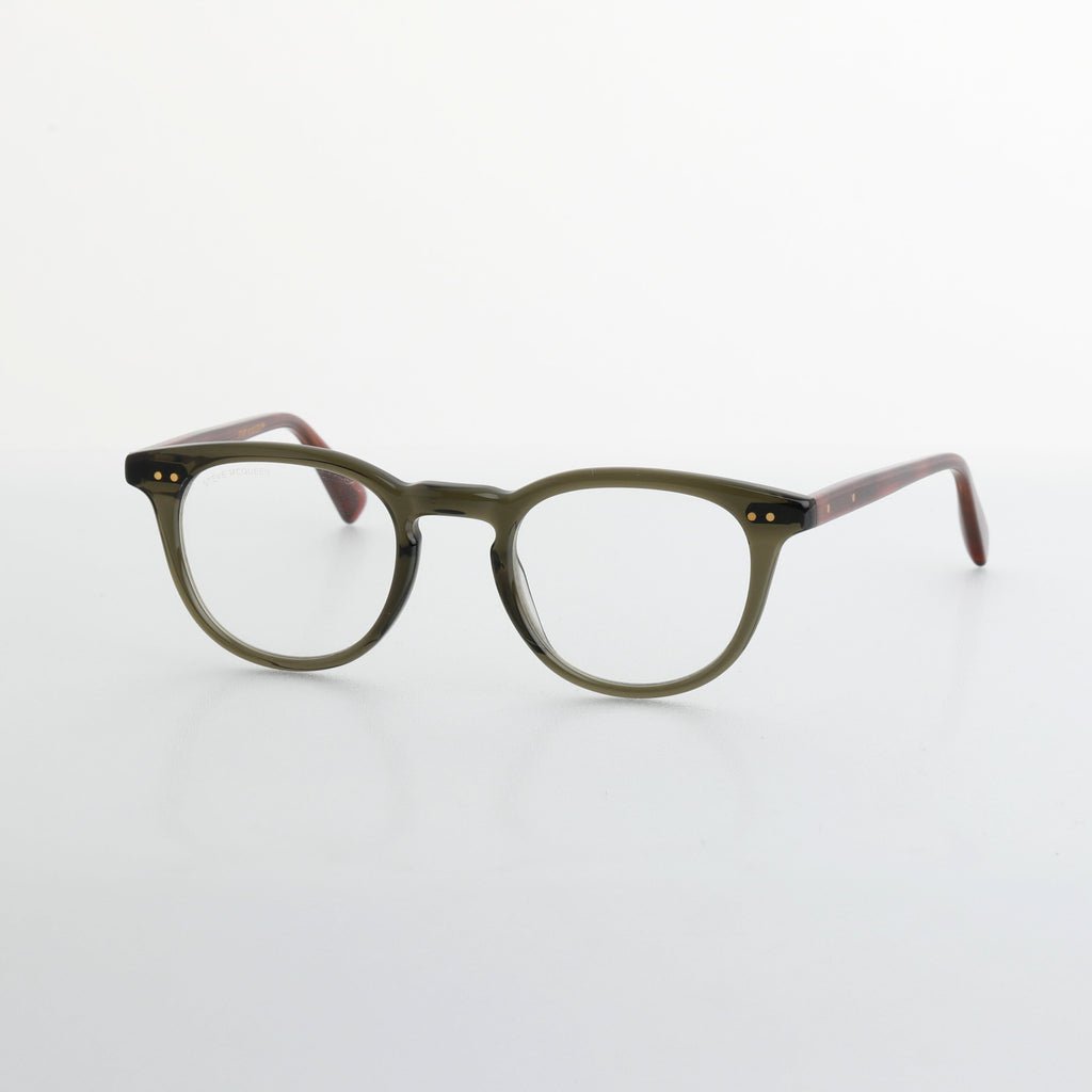 Steve McQueen Carmel — Crystal Khaki & Tortoise Temples — official view 4