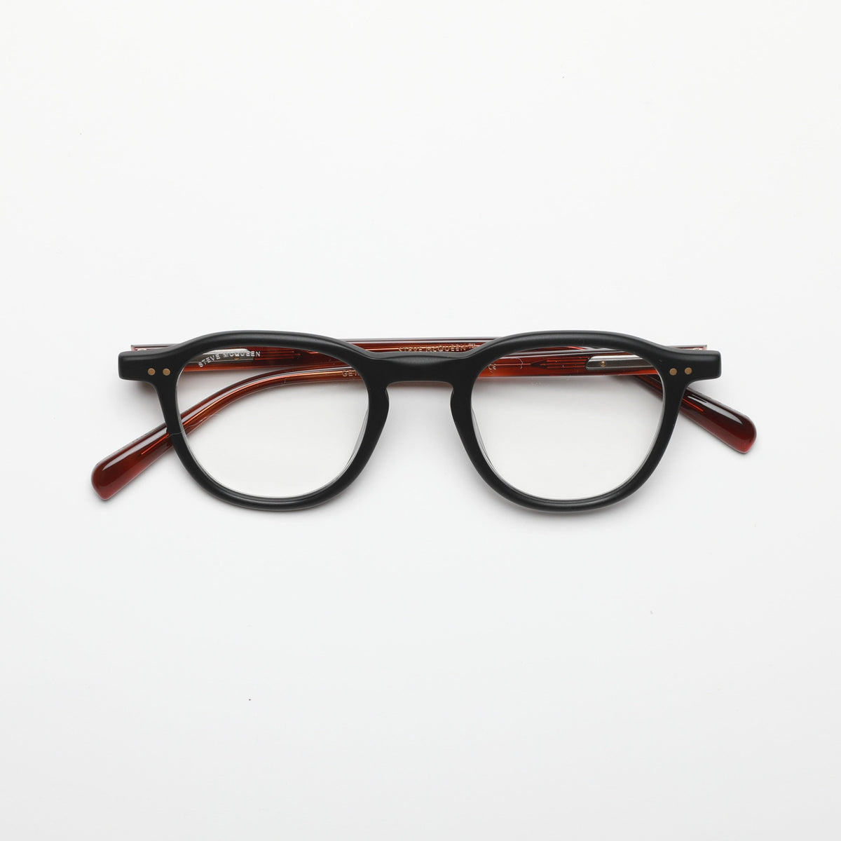 Steve McQueen Getaway — Matte Black & Tortoise Temples — official view 13