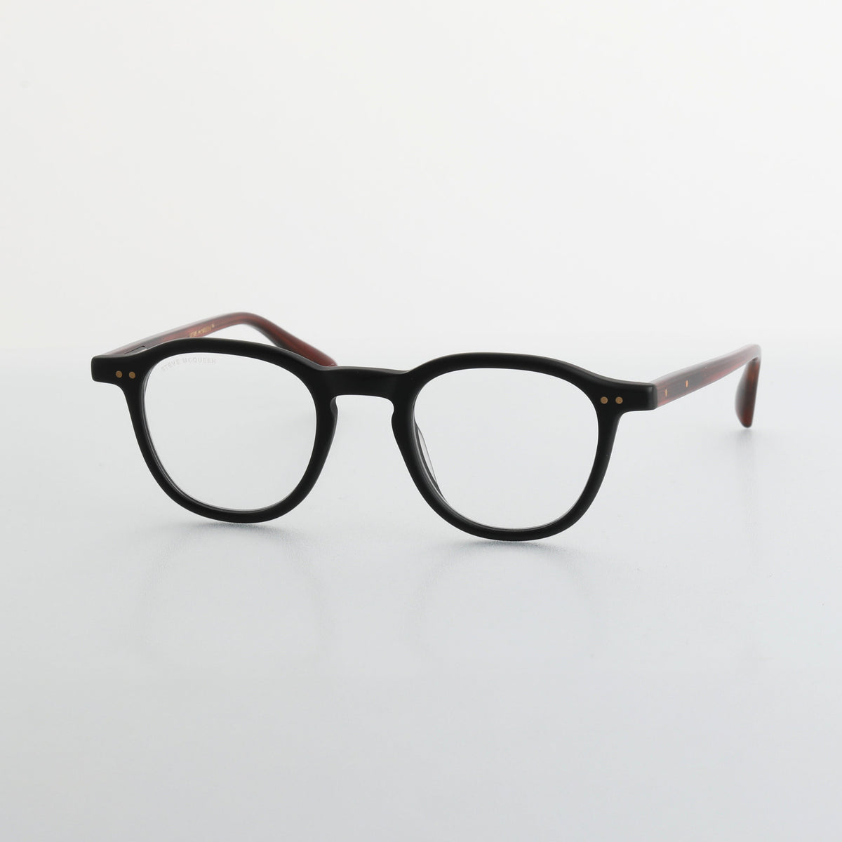 Steve McQueen Getaway — Matte Black & Tortoise Temples — official view 16