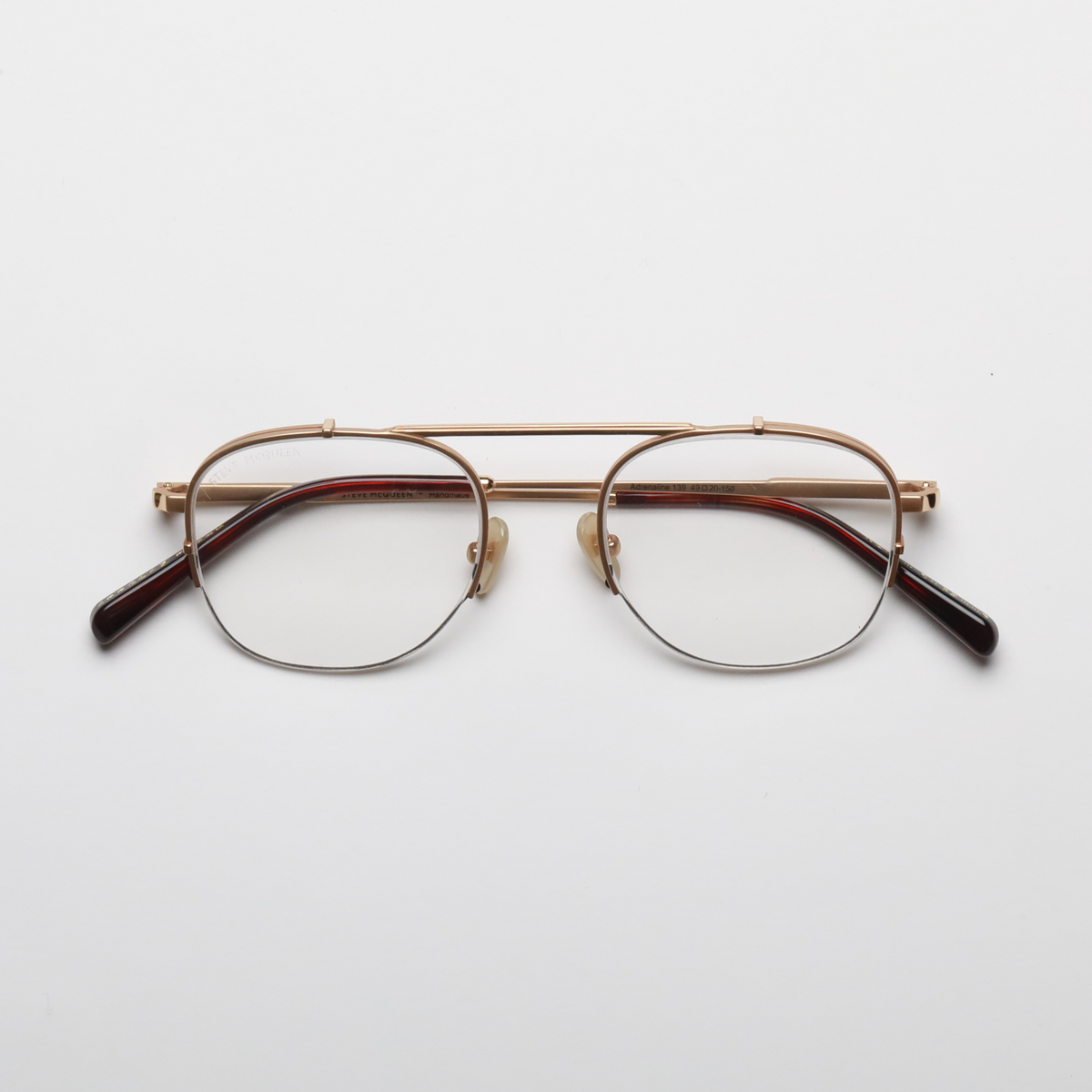 Steve McQueen ADRENALINE Optical 139 — Shiny Champagne