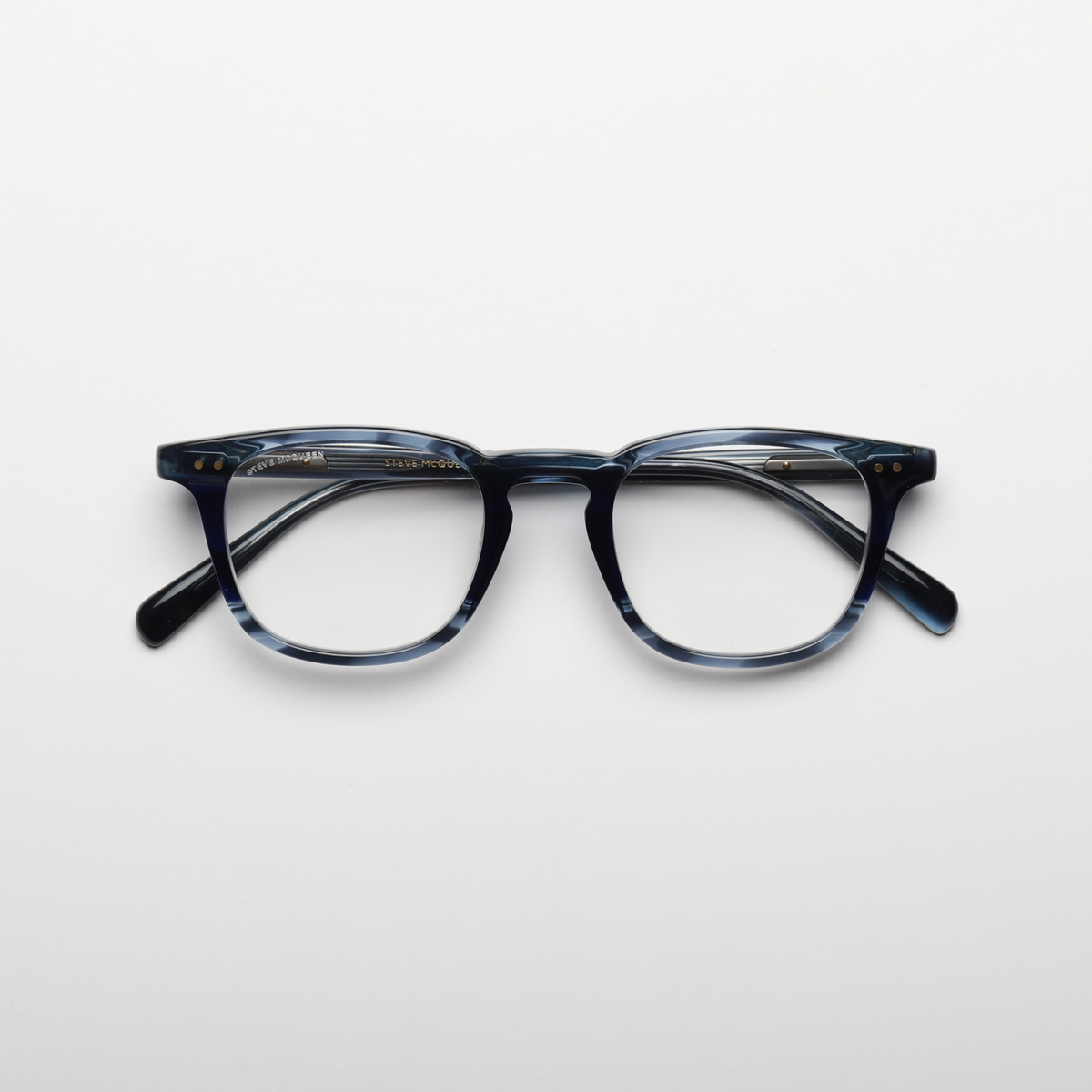 Steve McQueen CINCINNATI Optical C-014 — Blue Jaspe