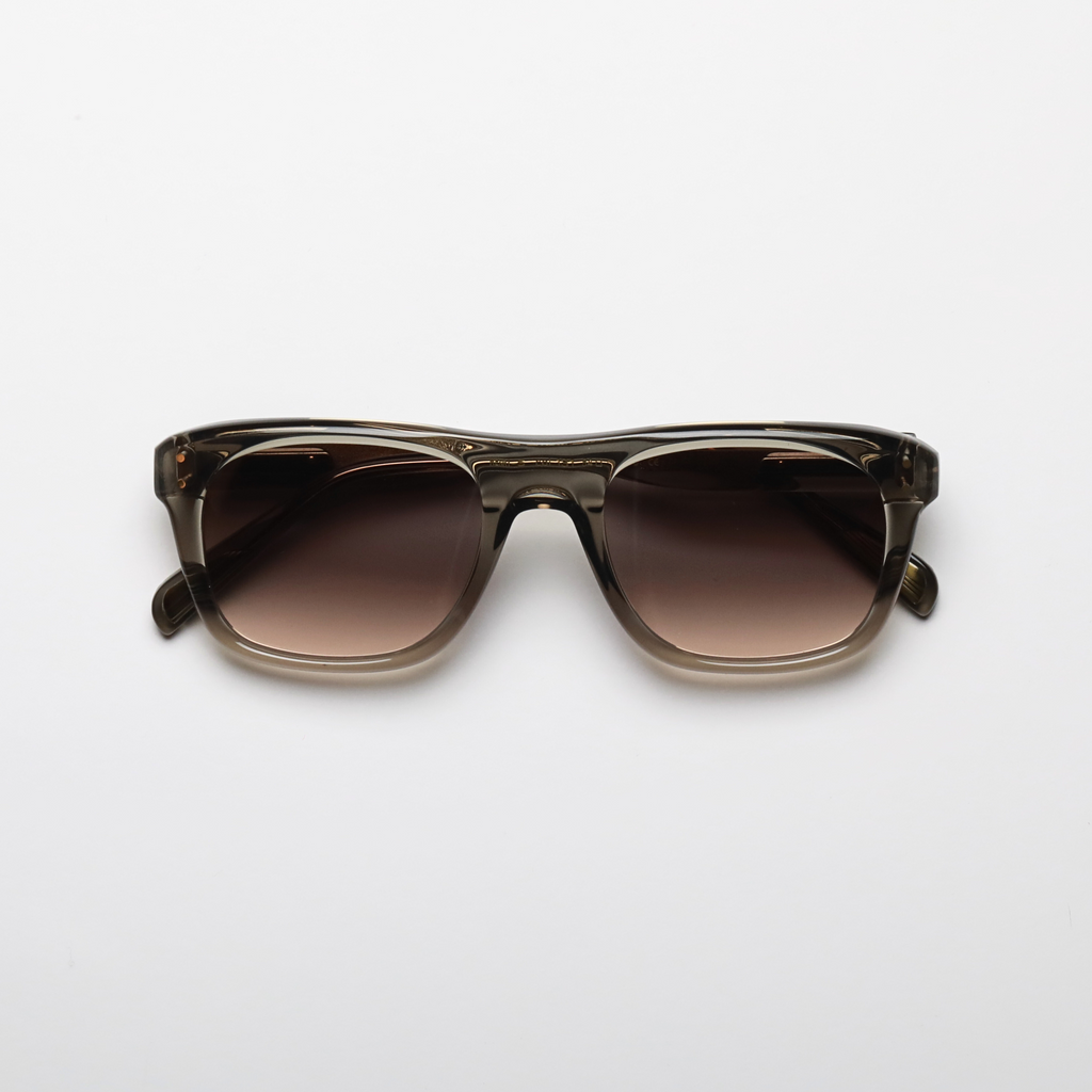 Steve McQueen HENRI SUN 131 — Crystal Grey Khaki