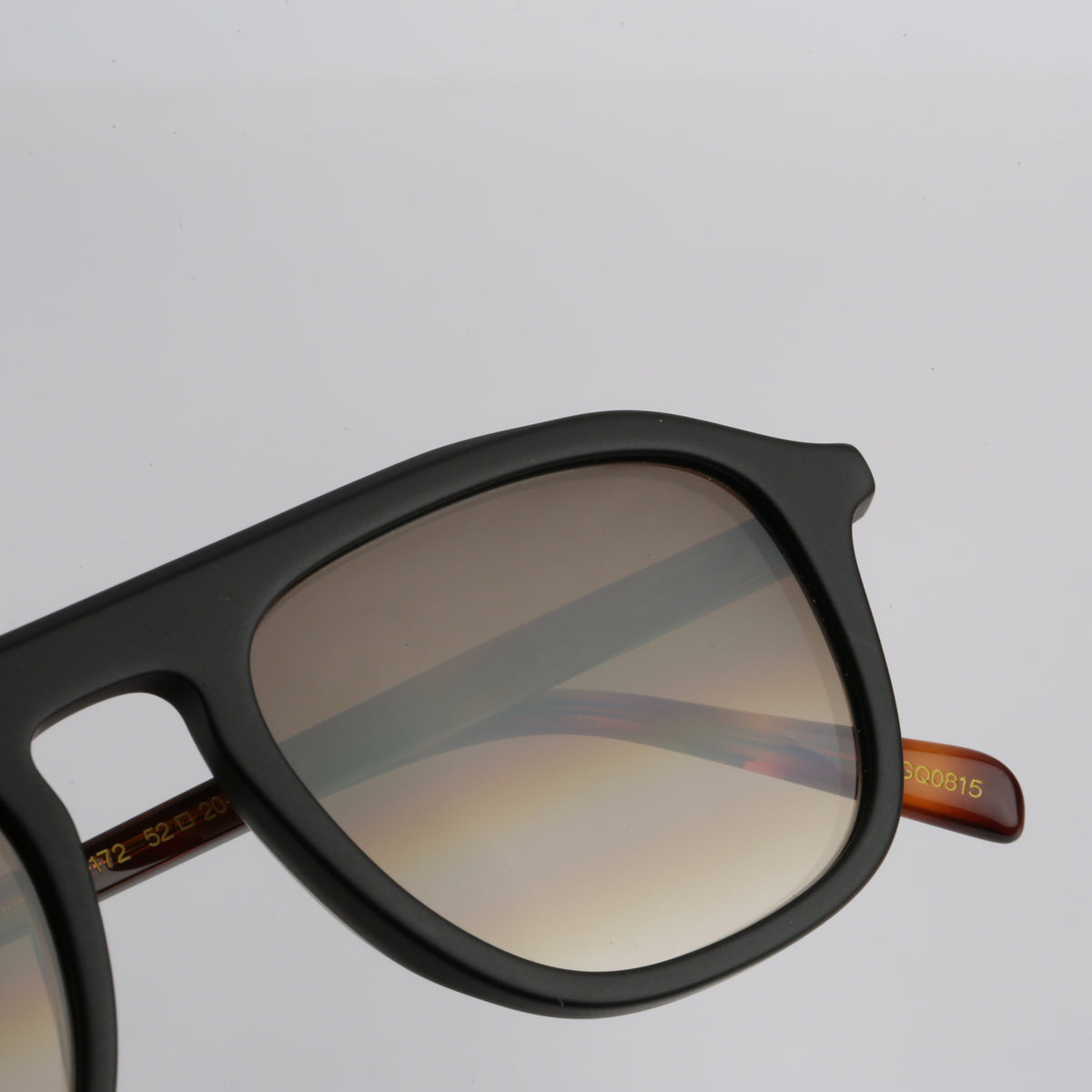 Steve McQueen Papillon Sun 172 Matte Black & Tortoise Temples - angle 3