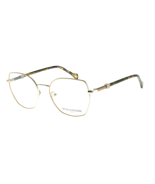 Inès de la Fressange Paris CECILE c2 beige / gold eyeglass frame