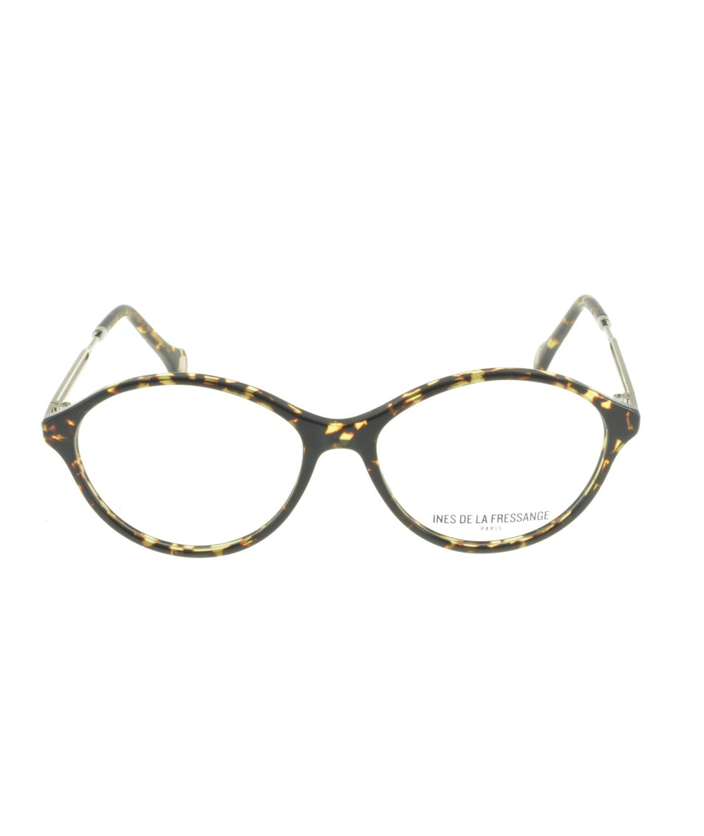 Inès de la Fressange Paris LANA c1 tortoiseshell eyeglass frame – front view