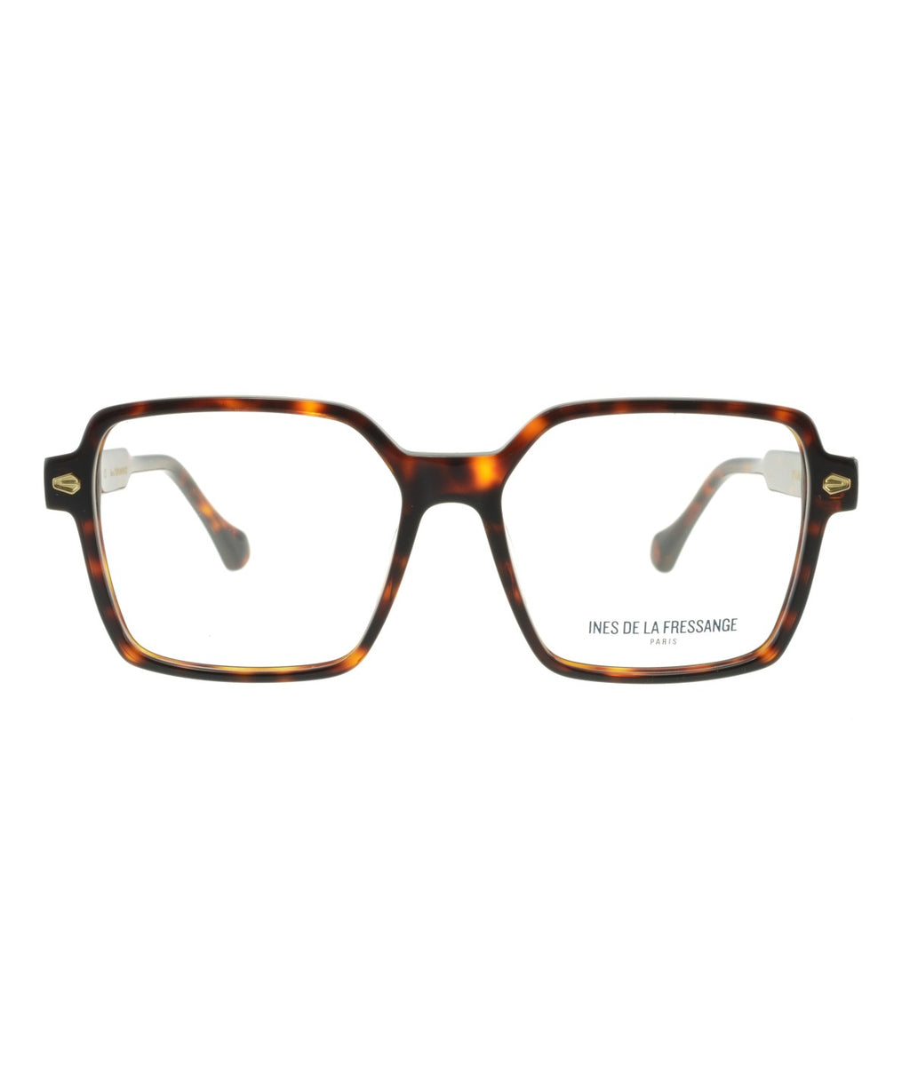 Inès de la Fressange Paris OYANA (C1) TORTOISESHELL eyeglass frame – front view