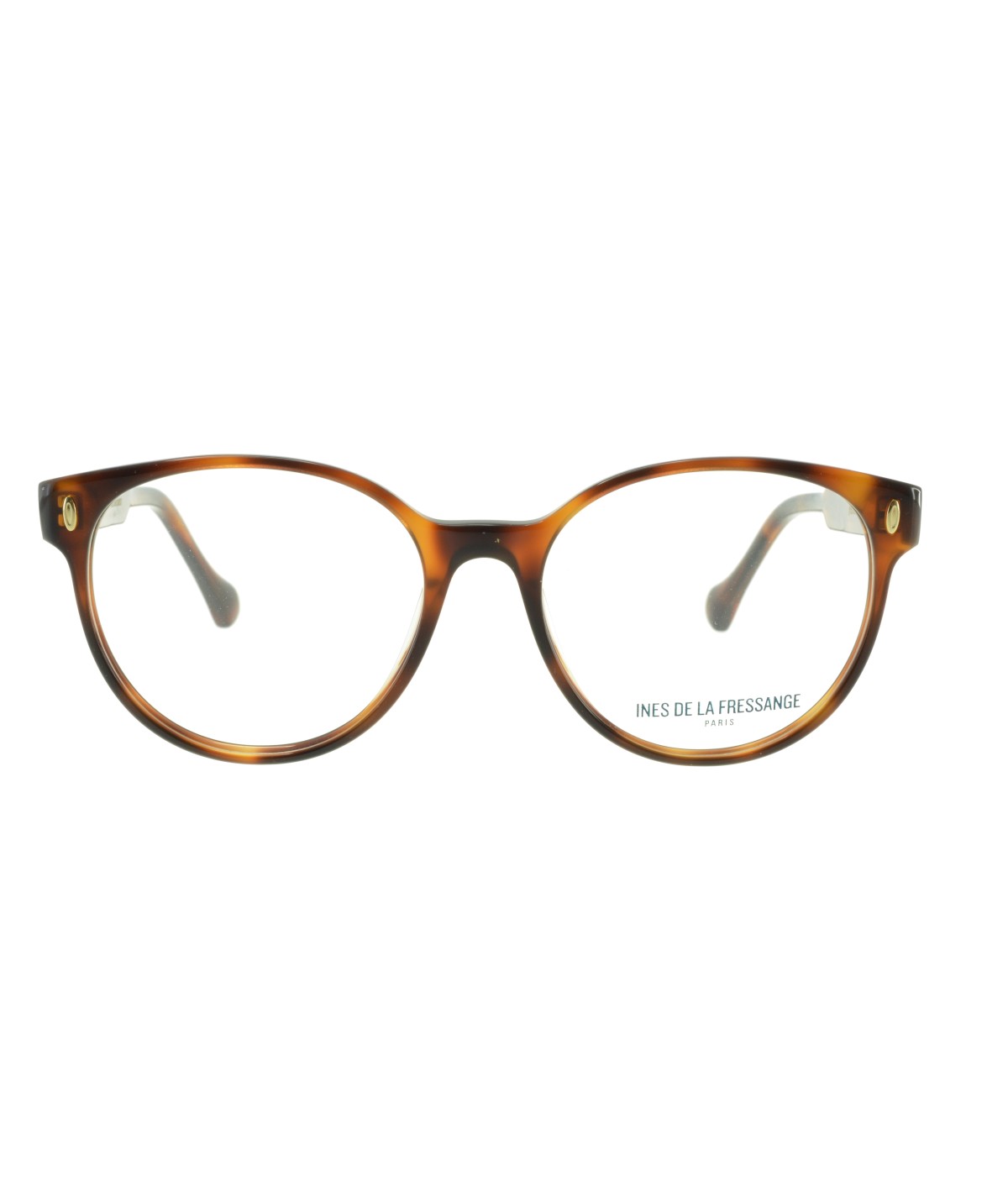 Inès de la Fressange Paris PENNY c1 tortoiseshell eyeglass frame – front view