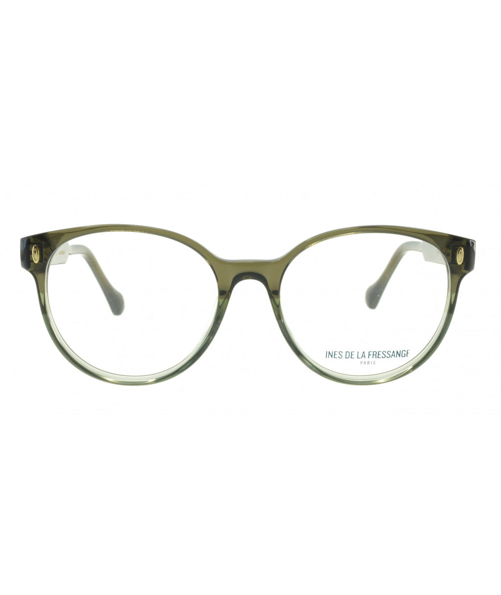 Inès de la Fressange Paris PENNY (C4) GREEN GRADIENT eyeglass frame – front view