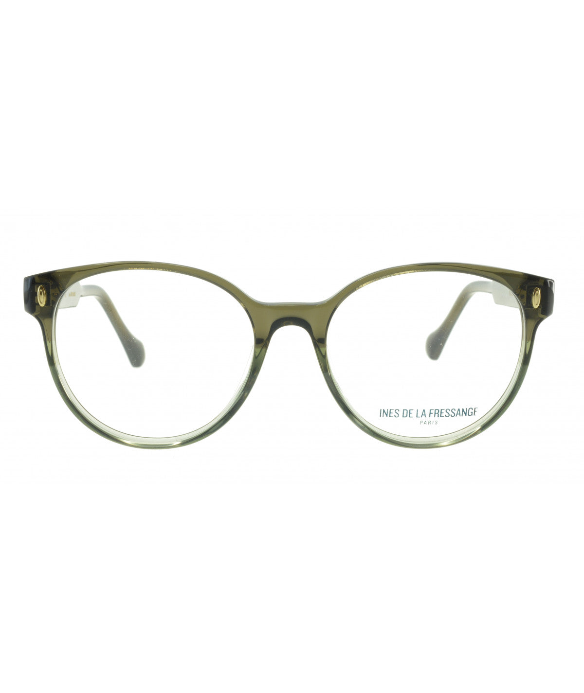 Inès de la Fressange Paris PENNY (C4) GREEN GRADIENT eyeglass frame – front view