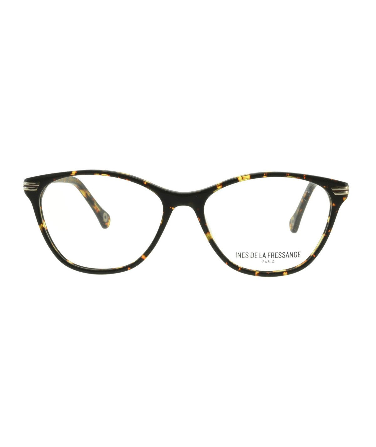 Inès de la Fressange Paris TIPHAINE c1 turtoiseshell eyeglass frame – front view