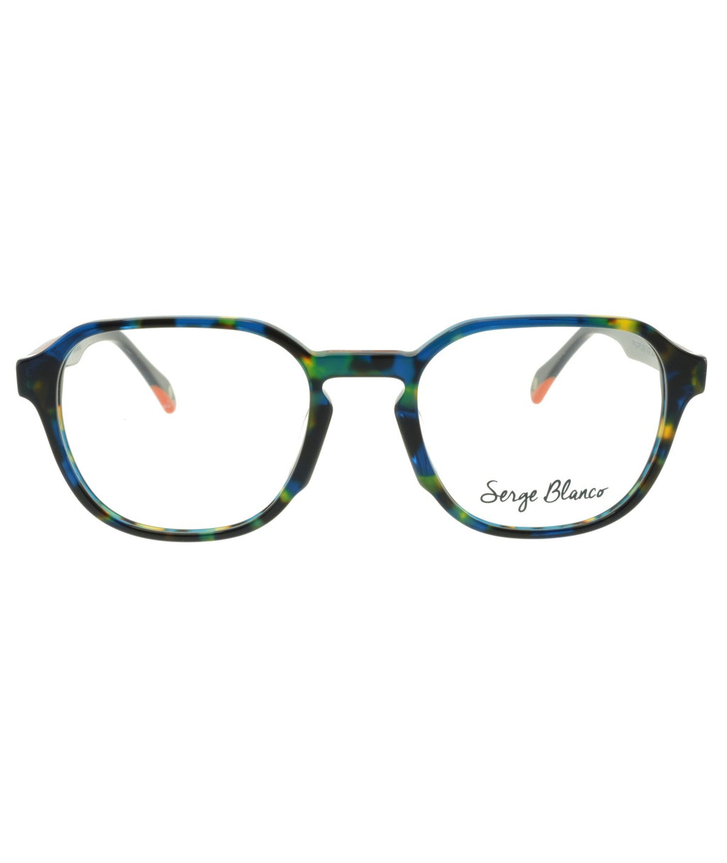 Derby DE337_3 — Bleu havana, vue de profil