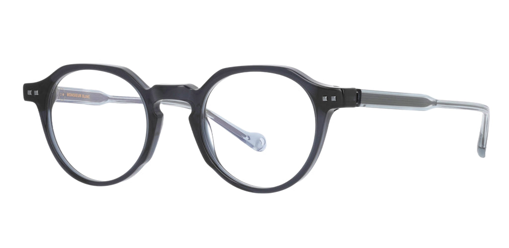 Maxime N BL69 — Dark Blue Crystal, three-quarter view