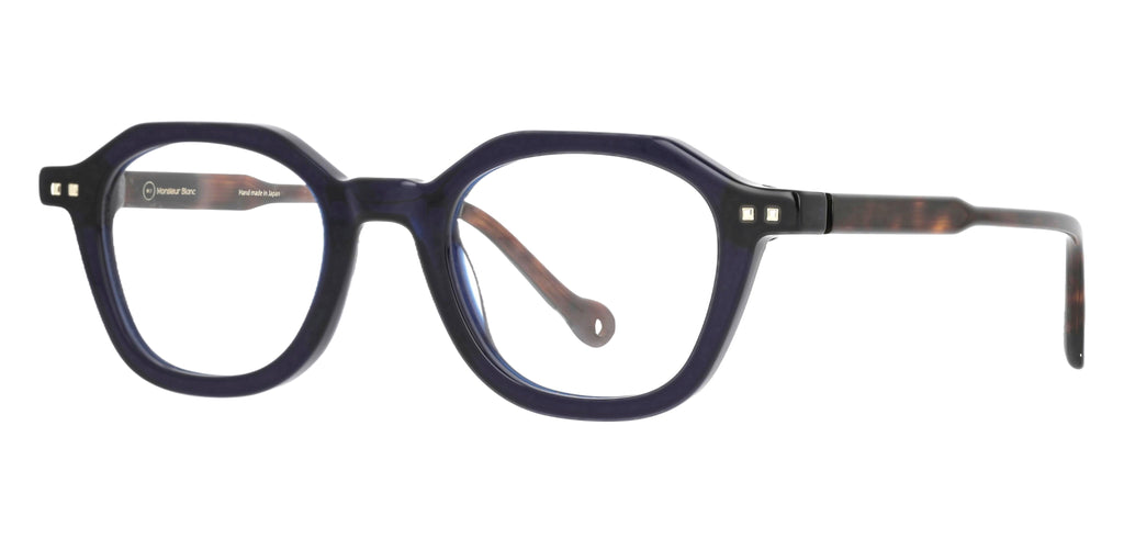 Marcelln BL69 — Crystal Blue, three-quarter view