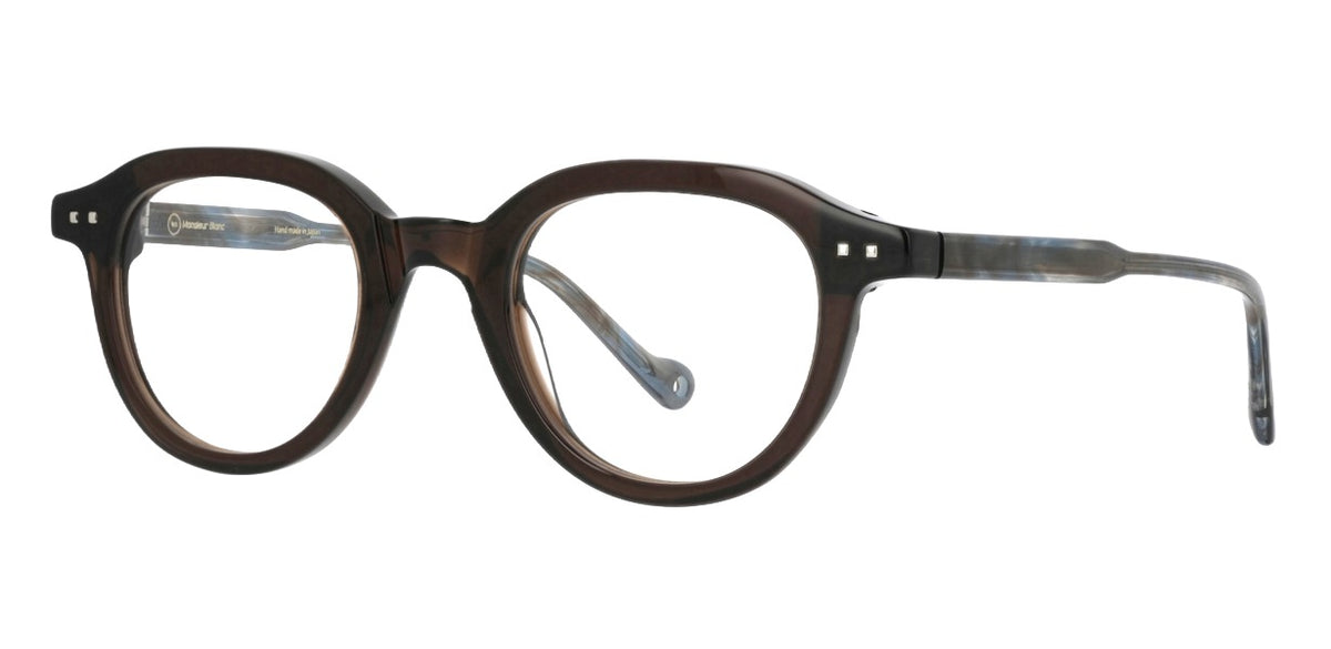 Leon BR69 — Translucent Brown, three-quarter view