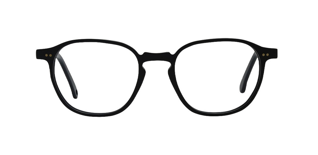 Bastien 163 — MATTE BLACK, front view