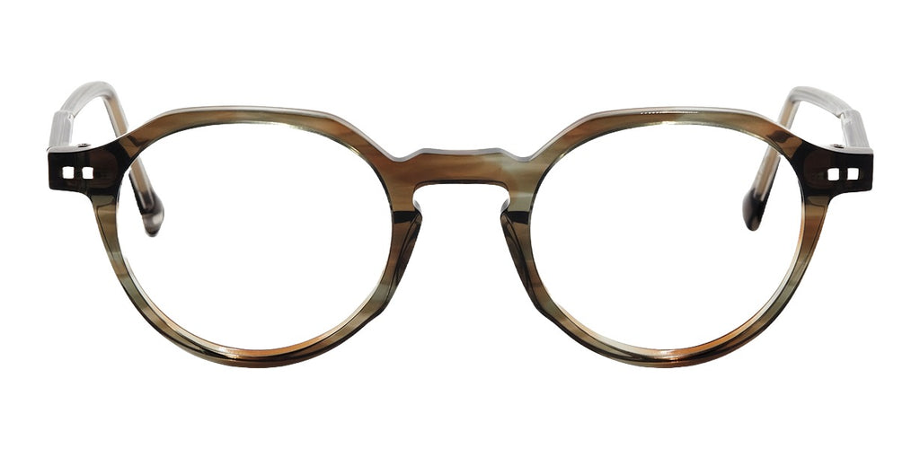 Maxime N E924 — Khaki Tortoiseshell, front view