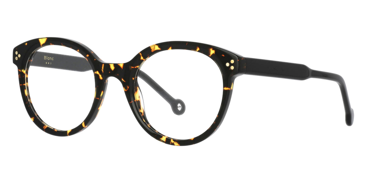 Solene E813 — YELLOW TRANS AND BLACK FLAKE, three-quarter view