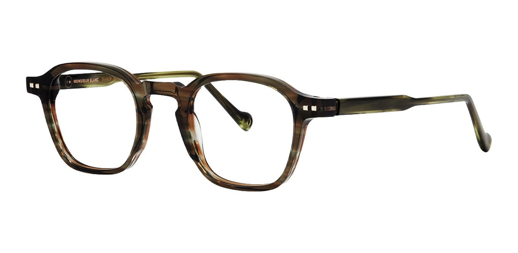 Dominiquen E924 — Scaled Persimmon, three-quarter view
