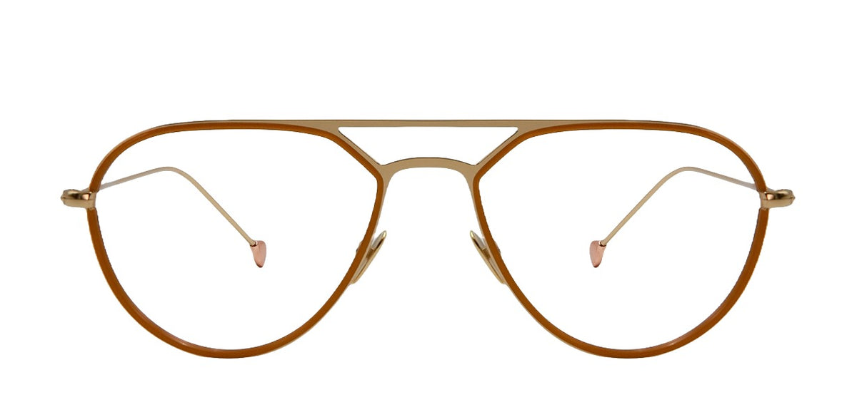 Claude 393 — GOLDEN CHAMPAGNE / CAMEL, front view