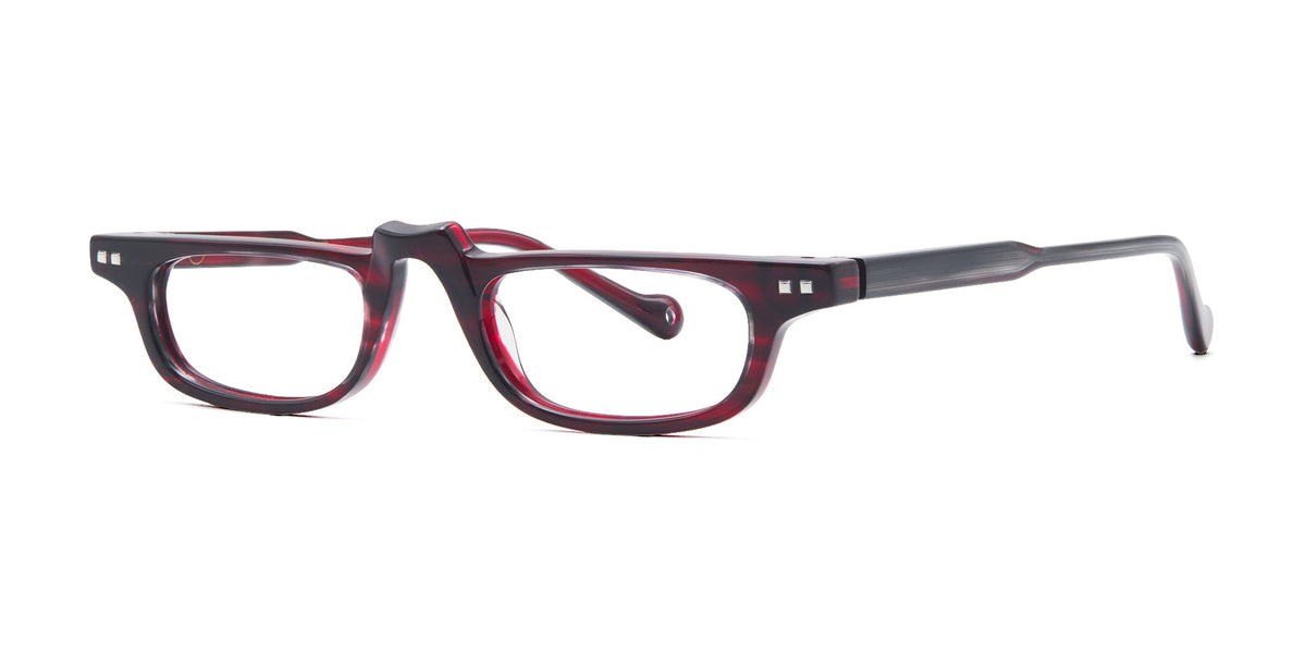 Lucien 777 — Dark Red, three-quarter view