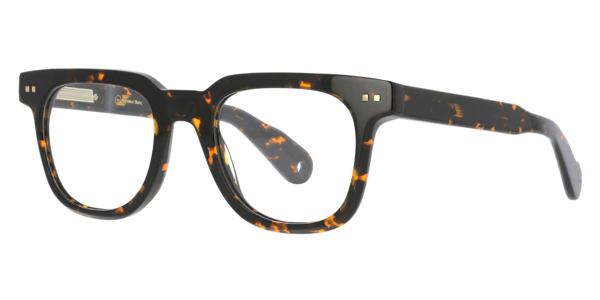 Gab E882 — Mottled Scale Yellow Black, three-quarter view