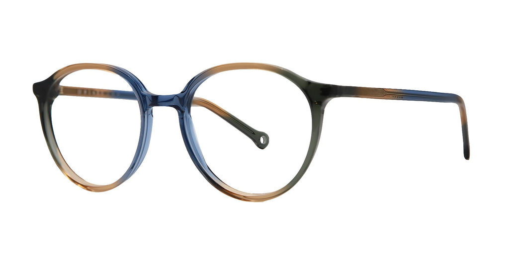 Lison 335 — Gradient Blue Brown, three-quarter view