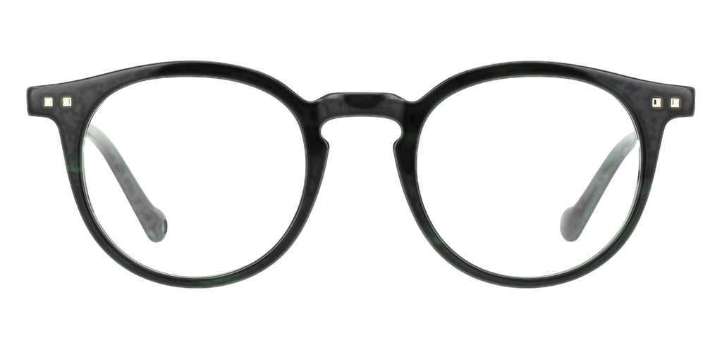 Bricen E950 — Tortoiseshell Green, front view