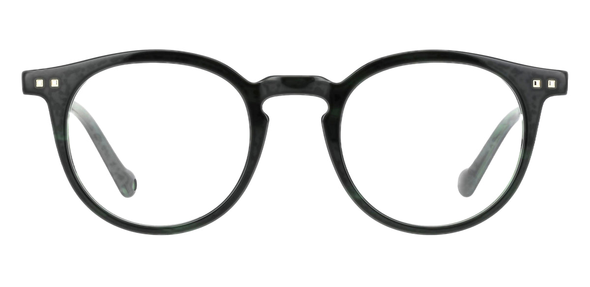 Bricen E950 — Tortoiseshell Green, front view