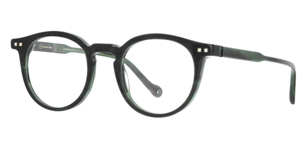 Bricen E950 — Tortoiseshell Green, three-quarter view
