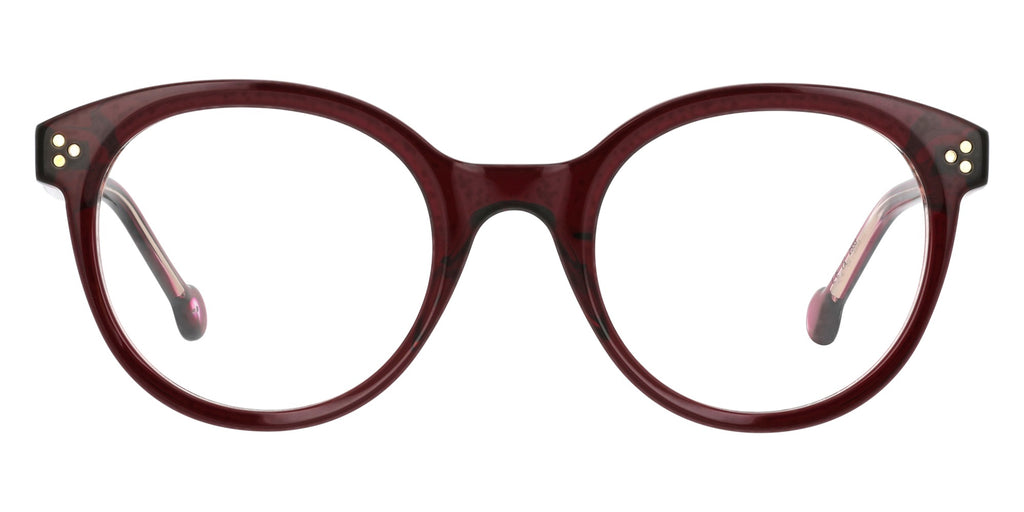 Solene RO61 — OPAQUE DARK RED/TRANSPARENT PINK, front view