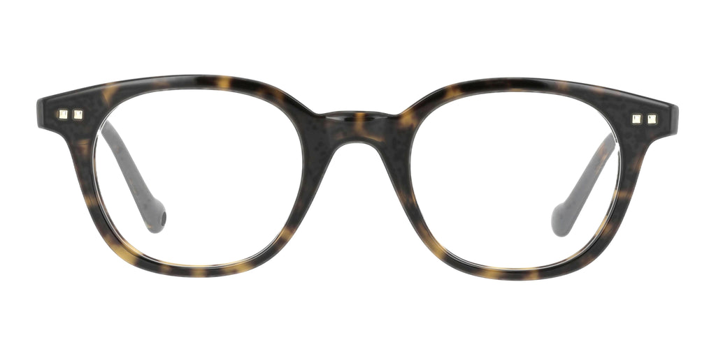 Mika VEEC — Dark Green Tortoise, front view